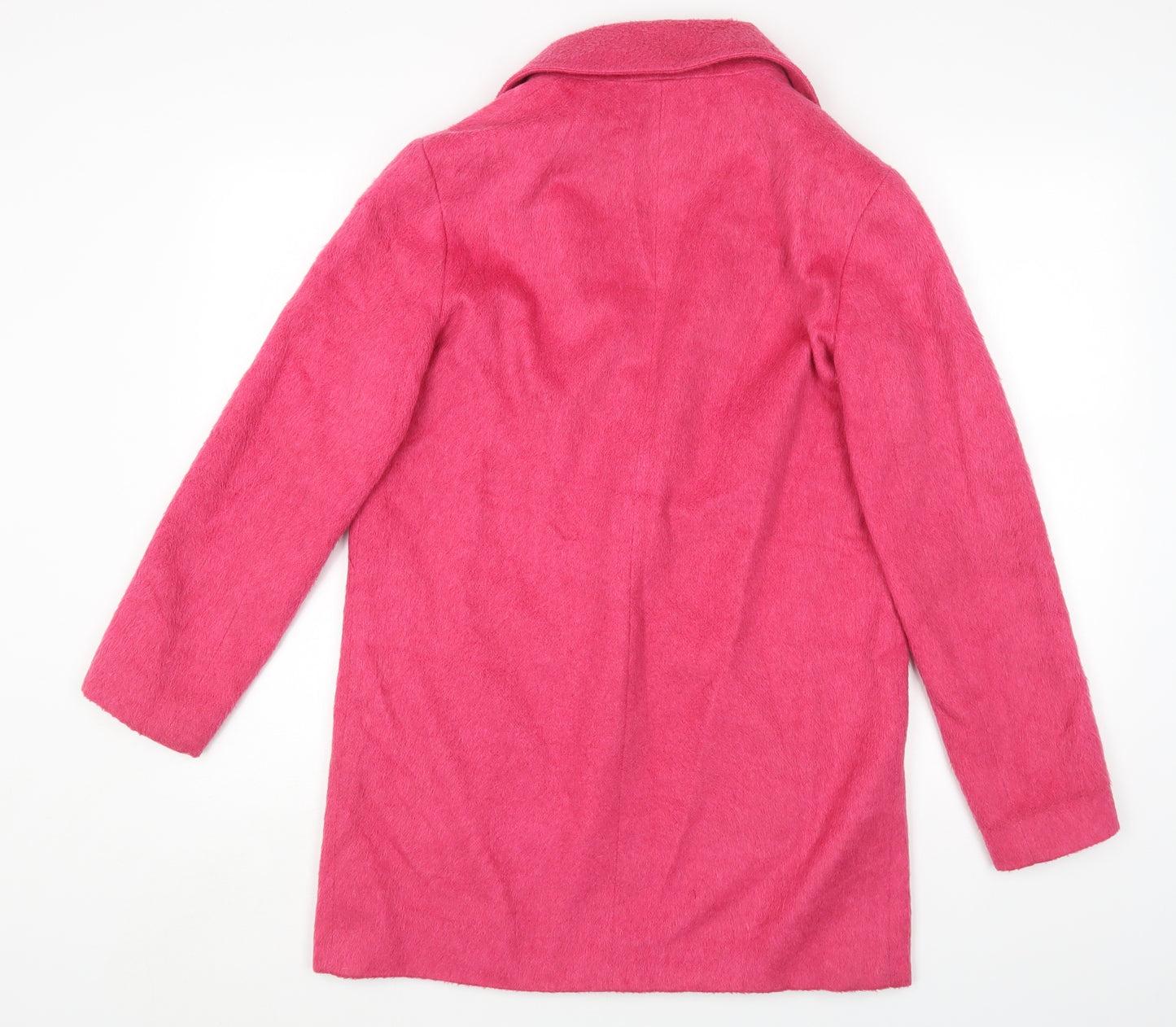 F&F Womens Pink Trench Coat Coat Size 10 Button