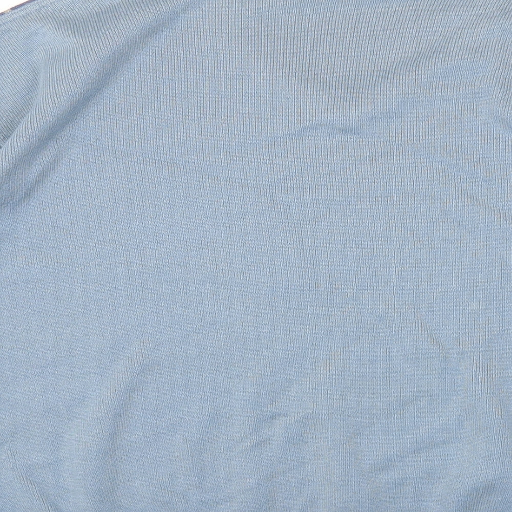 Greenwoods Mens Multicoloured V-Neck Geometric Cotton Pullover Jumper Size L