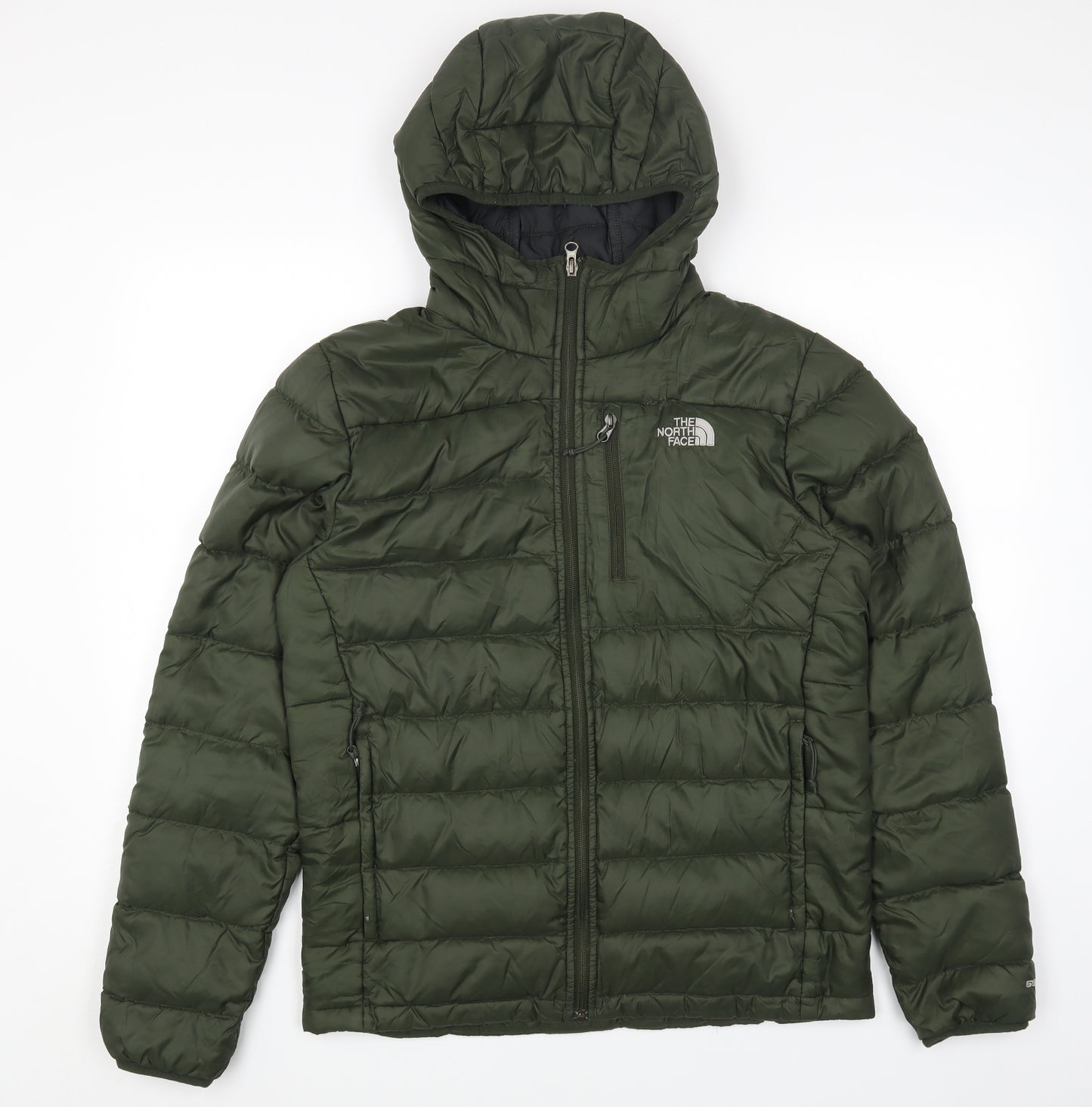 The North Face Mens Green Rain Coat Coat Size M Zip