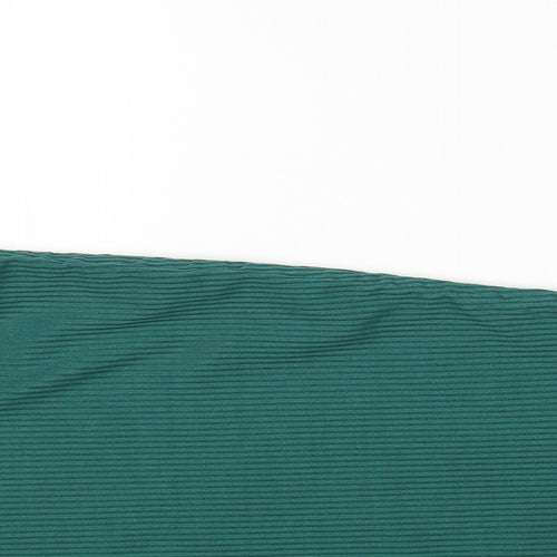 SheIn Womens Green Polyester Bodycon Size S Round Neck Pullover