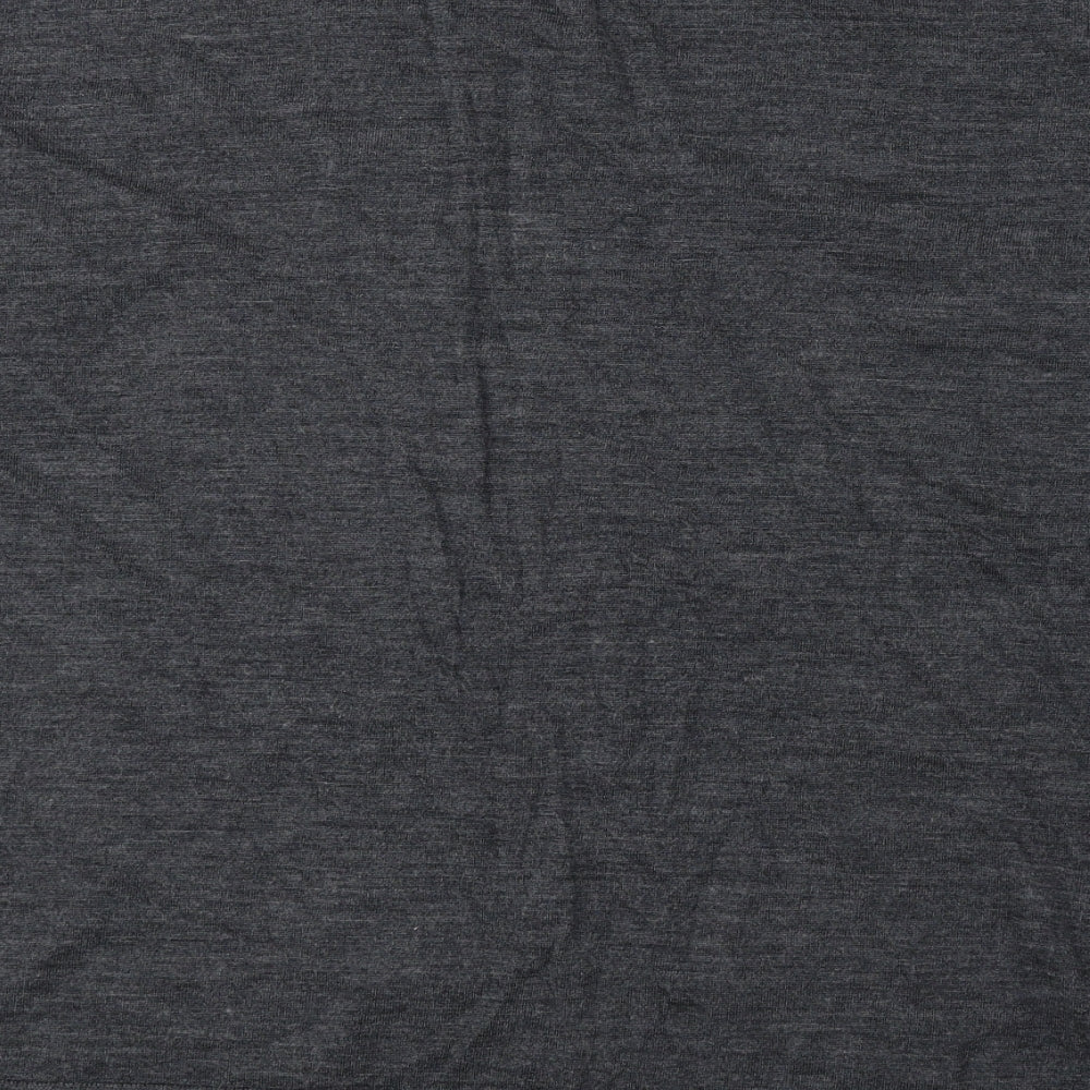 AllSaints Mens Grey Round Neck Wool Pullover Jumper Size M