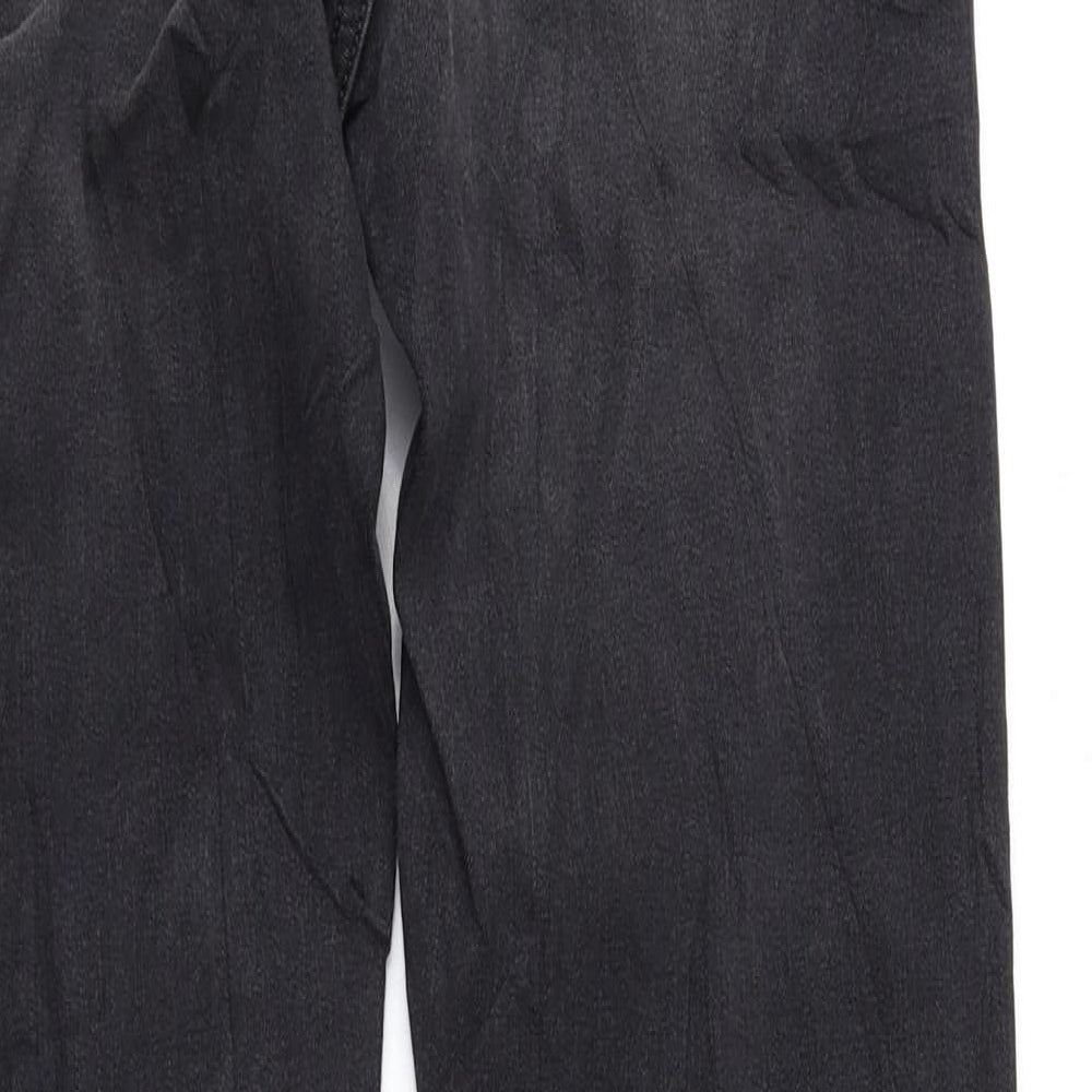 Marks and Spencer Womens Grey Cotton Skinny Jeans Size 10 L30 in Regular Zip