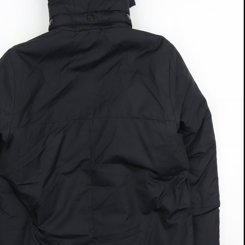 Nike Boys Black Quilted Jacket Size 12-13 Years Zip - Manchester City F.C.