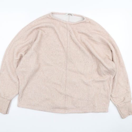 George Womens Pink Polyester Pullover Sweatshirt Size M Pullover