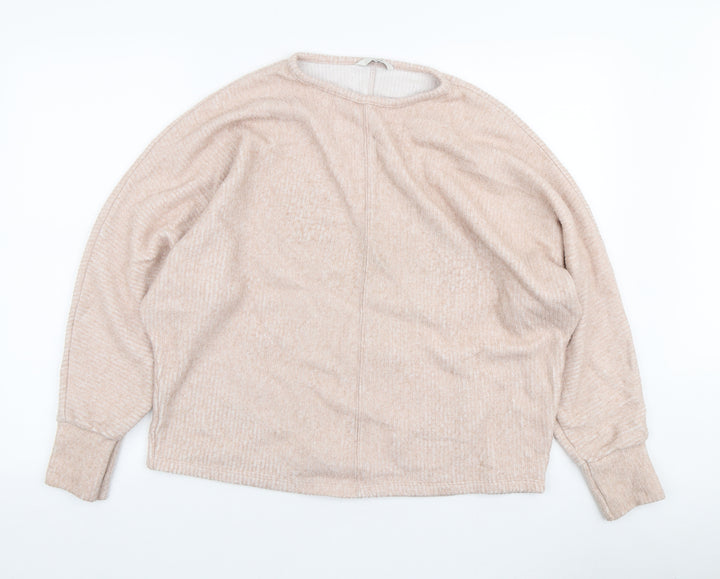 George Womens Pink Polyester Pullover Sweatshirt Size M Pullover