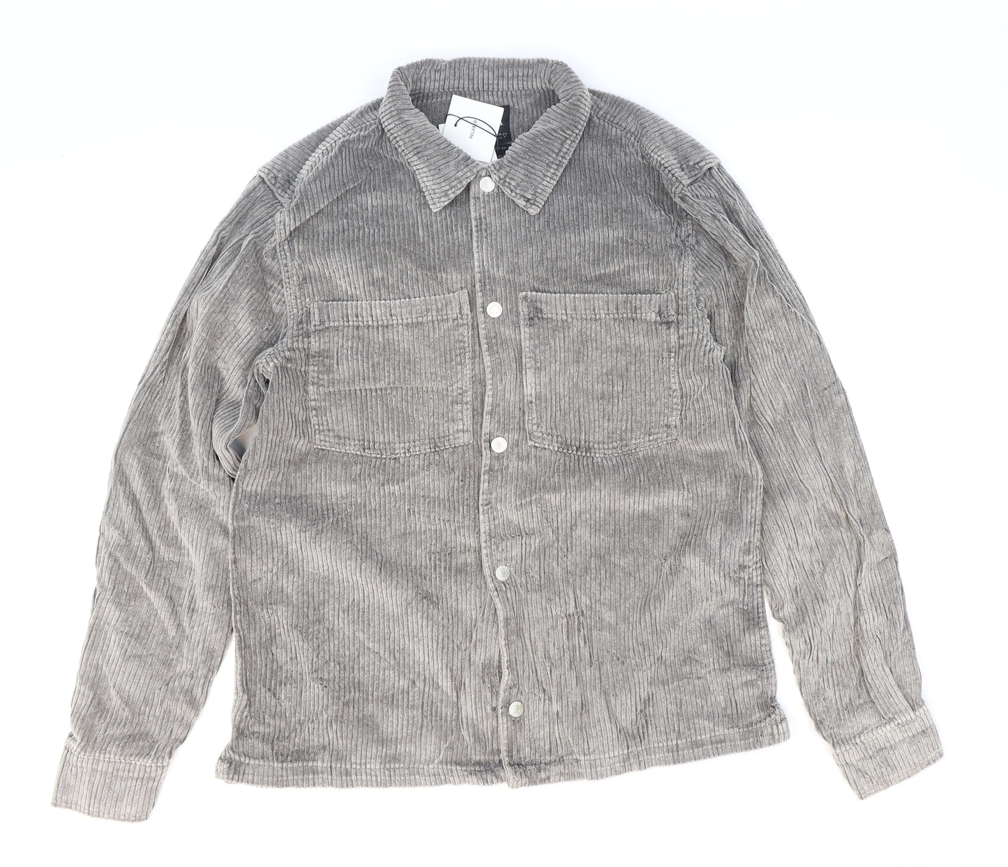 Zara Womens Grey Jacket Size 6 Snap