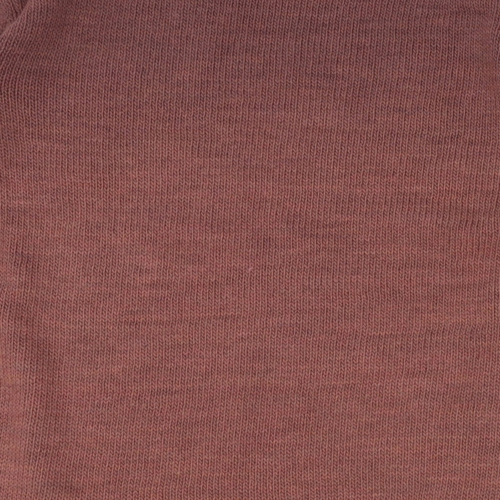 Alessia Pacini Womens Pink Boat Neck Acrylic Pullover Jumper Size L