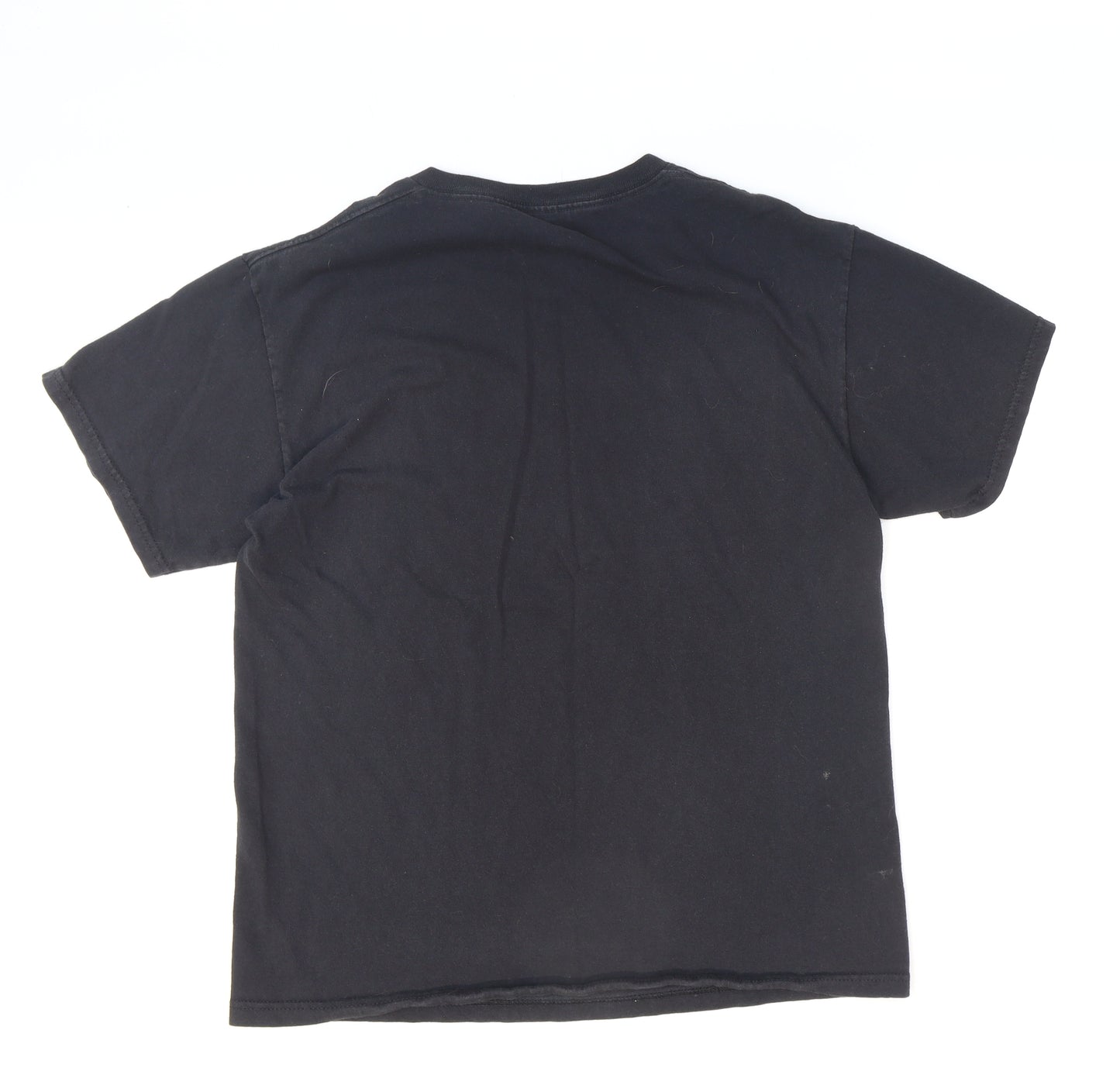 Delta Mens Black Cotton T-Shirt Size M Round Neck - Pink Floyd