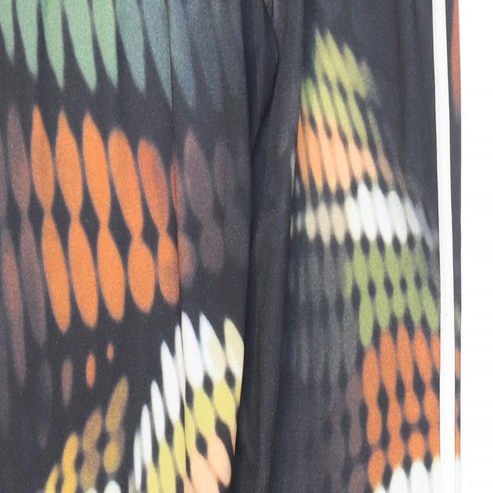 adidas Womens Multicoloured Striped Polyester Jogger Leggings Size 10 L28 in Regular Pullover - Rita Ora