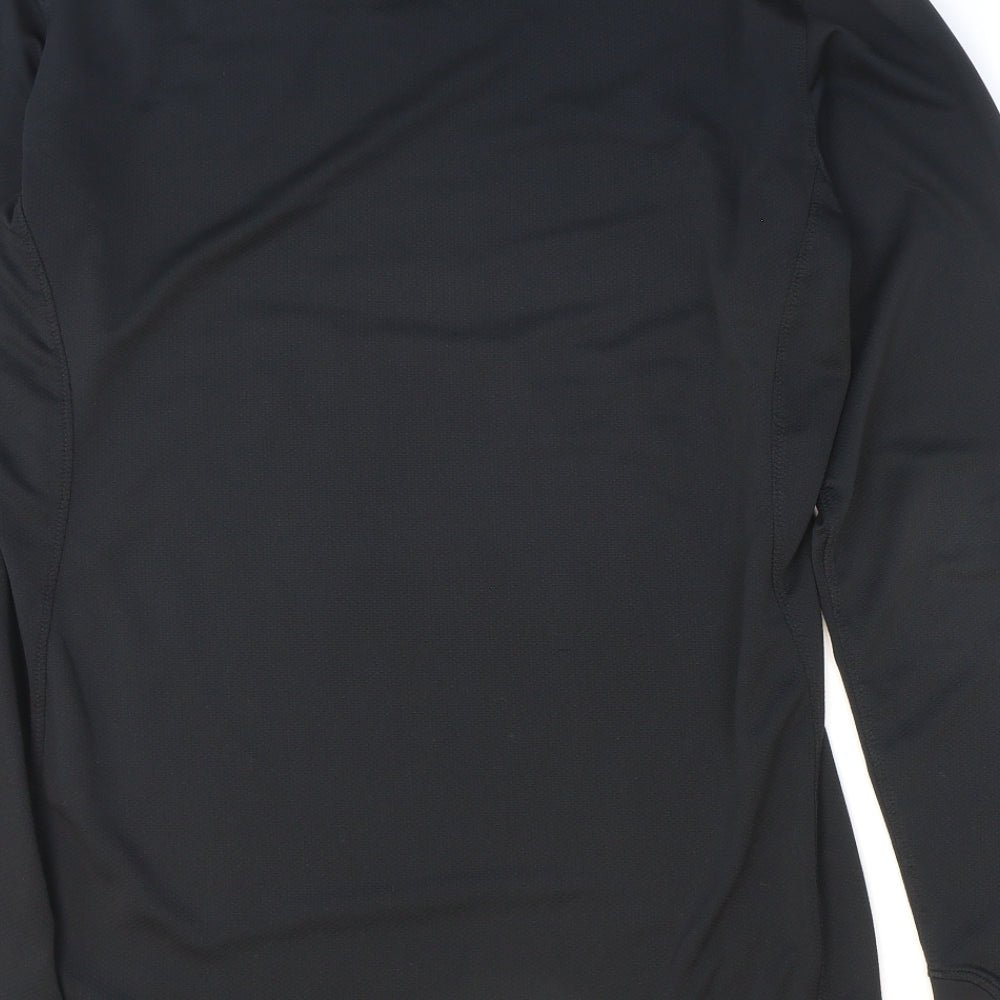 Nike Mens Black Polyester Basic T-Shirt Size L V-Neck Pullover - Arsenal FC