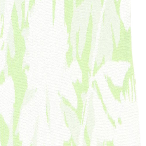 Cider Womens Green Floral Acrylic Bodycon Size S Square Neck Pullover