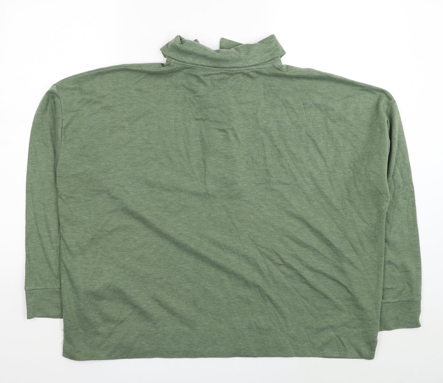 TU Womens Green Polyester Pullover Sweatshirt Size 18 Pullover