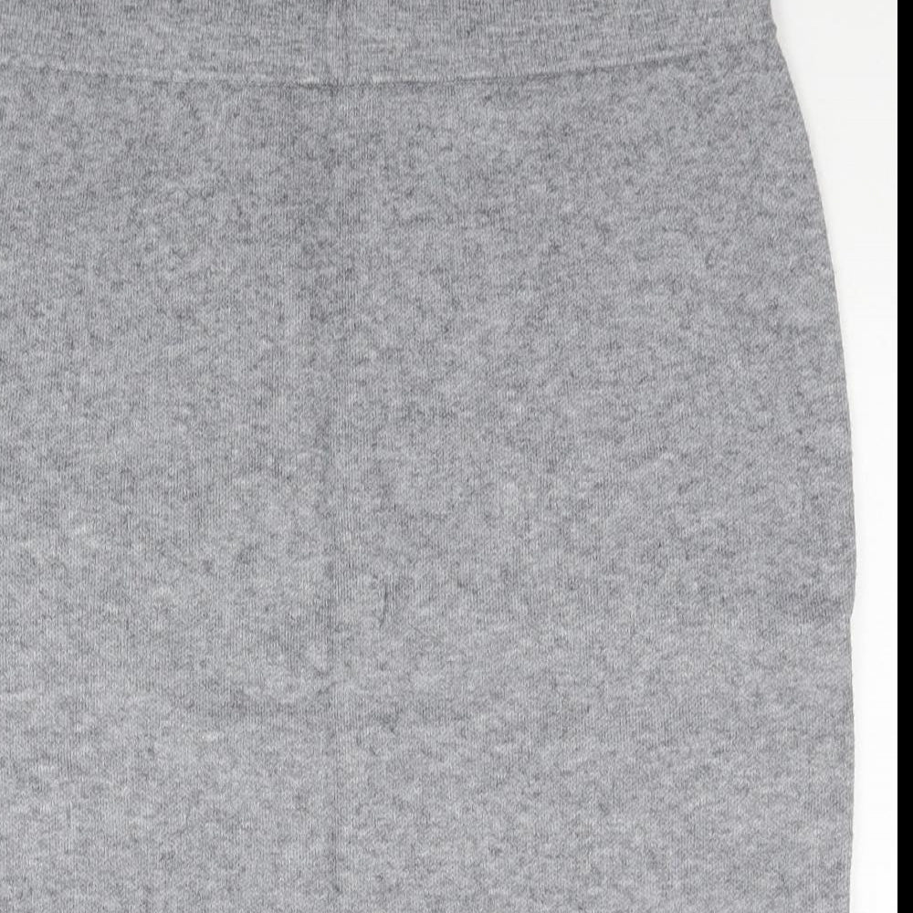 TU Womens Grey Viscose Bandage Skirt Size 16