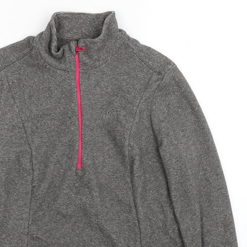 DECATHLON Womens Grey Polyester Pullover Sweatshirt Size M Pullover