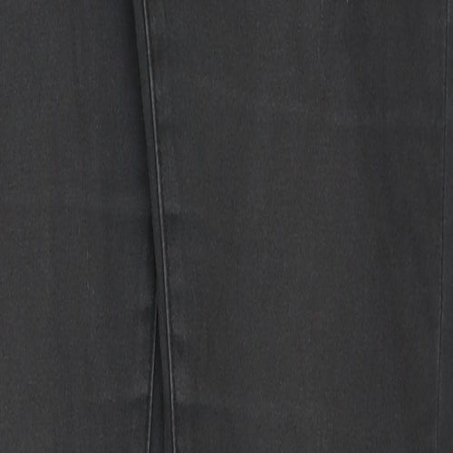 Friendex Mens Grey Cotton Skinny Jeans Size 30 in L31 in Regular Button