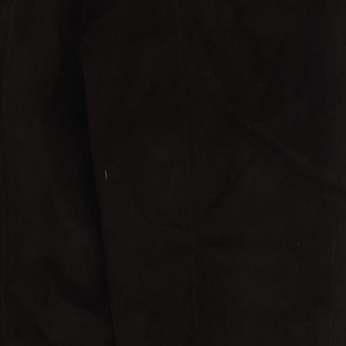 Preworn Mens Brown Cotton Trousers Size 42 in L30 in Regular Button