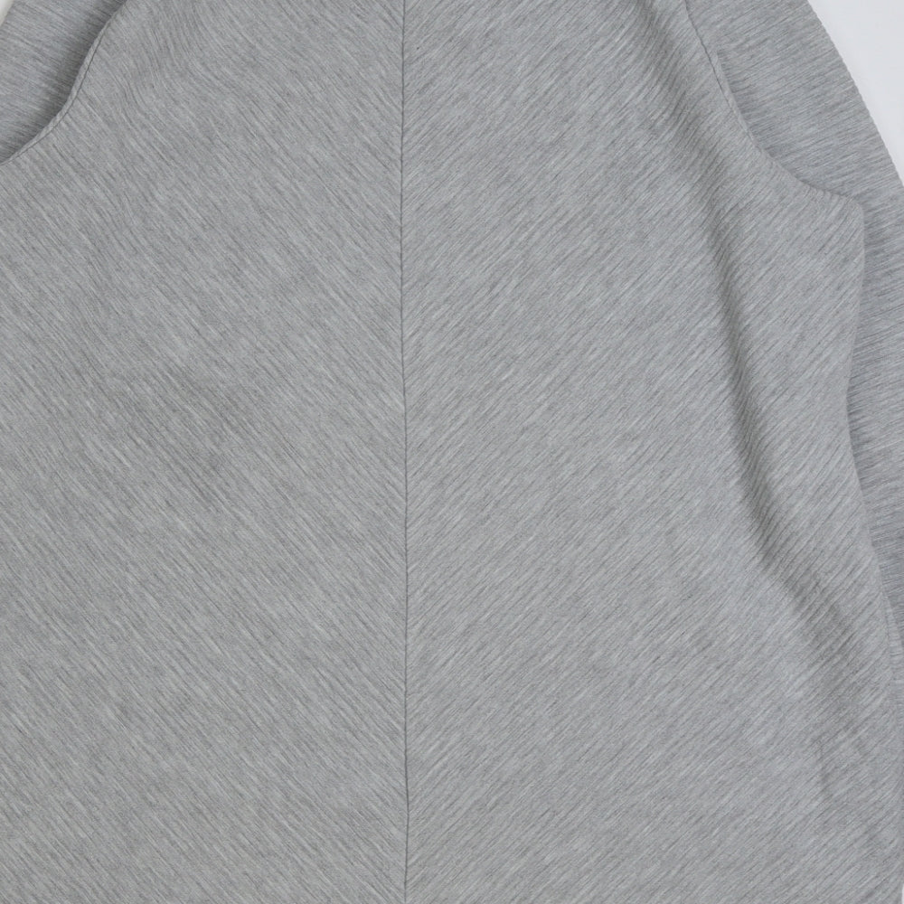 Nutmeg Womens Grey Polyester Pullover Sweatshirt Size 14 Pullover