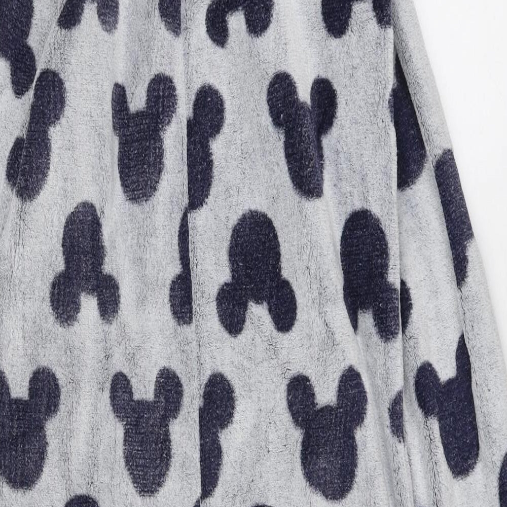 Disney Womens Blue Geometric Polyester Top One Piece Size S Zip - Mickey Mouse