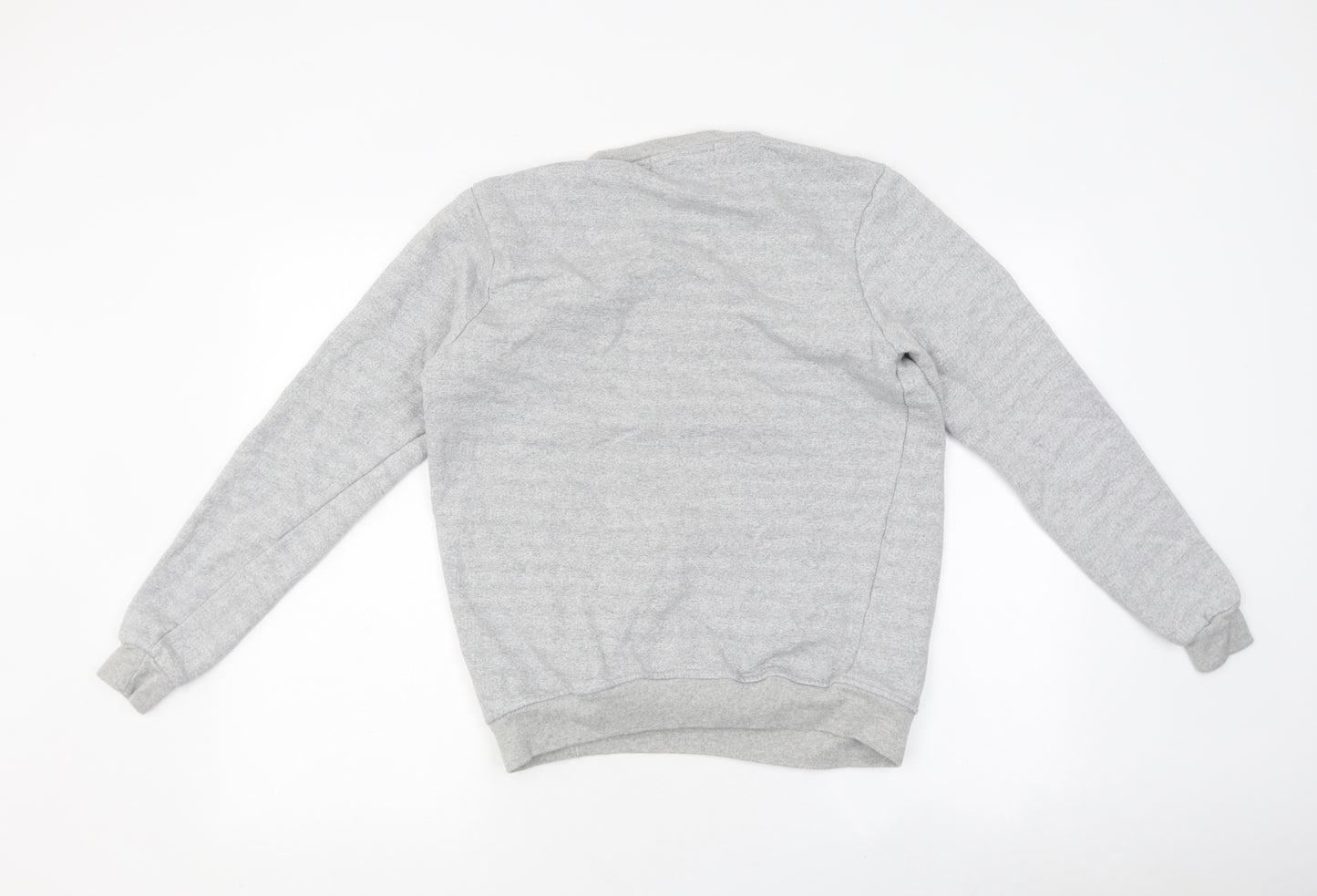 Filthy Living Mens Grey Round Neck Polyester Pullover Jumper Size S