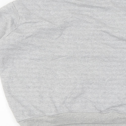 Filthy Living Mens Grey Round Neck Polyester Pullover Jumper Size S
