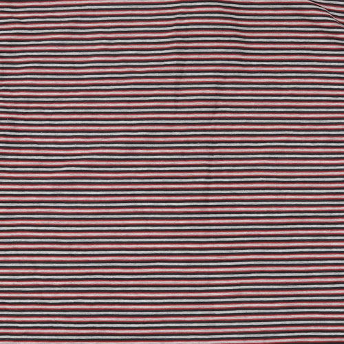 Manchester United Mens Multicoloured Striped Polyester Button-Up Size XL Round Neck Button