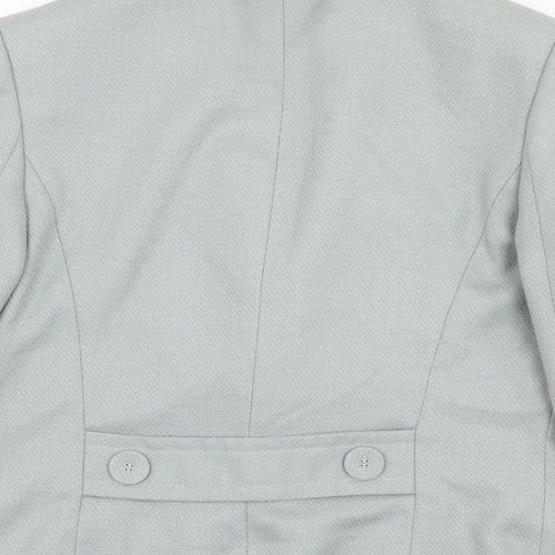 NEXT Womens Green Jacket Blazer Size 8 Button