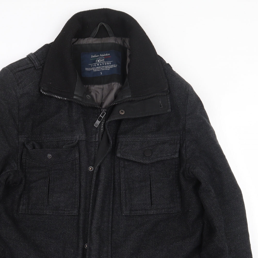 NEXT Mens Black Jacket Size S Zip