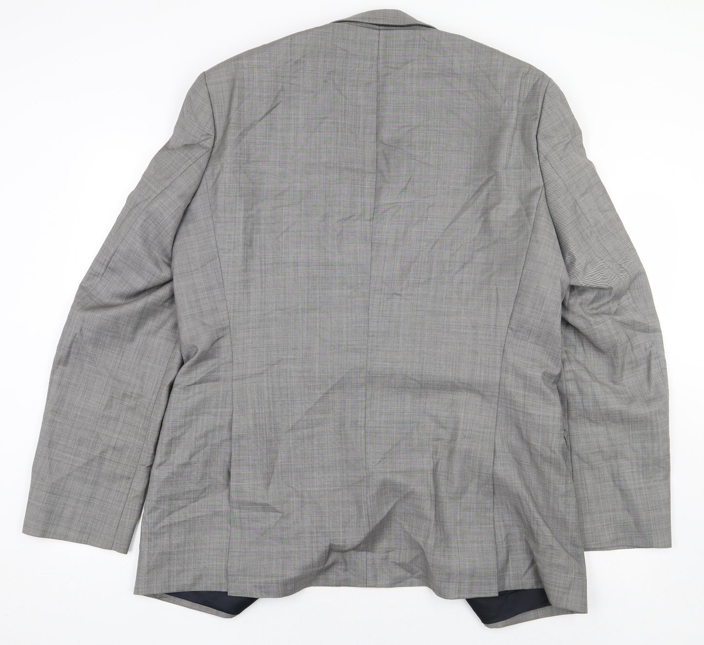 Jeff Banks Mens Grey Wool Jacket Suit Jacket Size 41