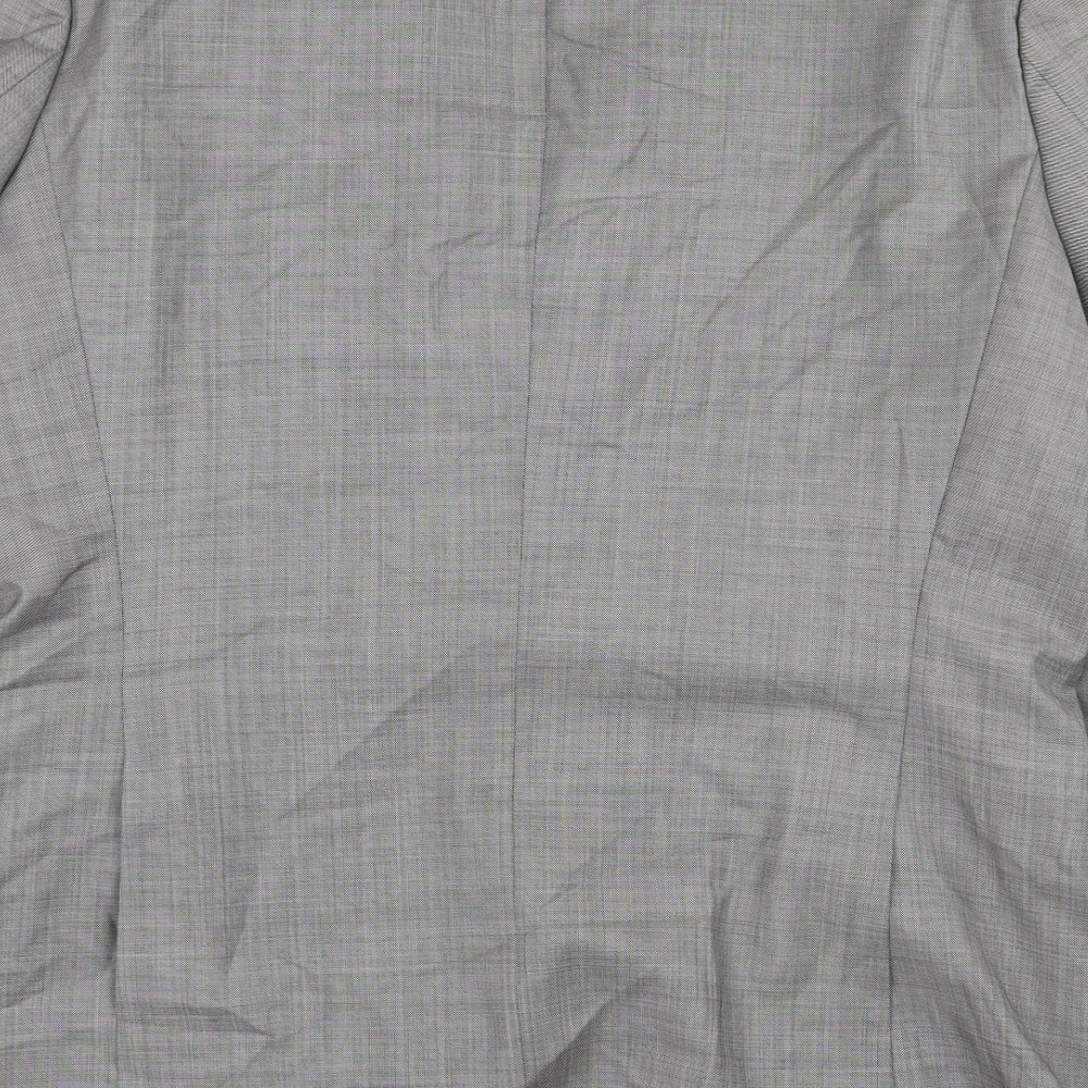 Jeff Banks Mens Grey Wool Jacket Suit Jacket Size 41