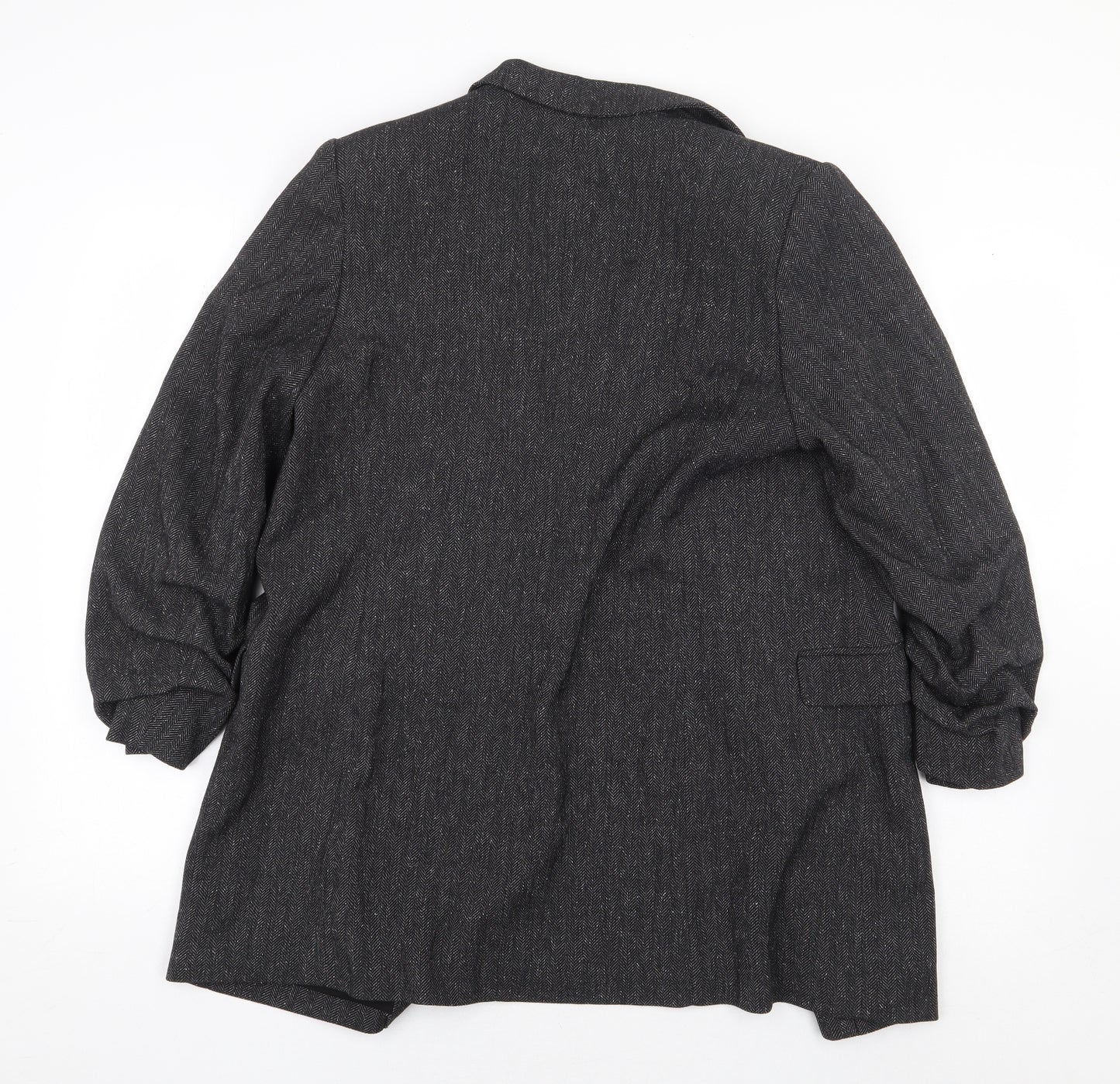 Marks and Spencer Womens Grey Jacket Blazer Size 14