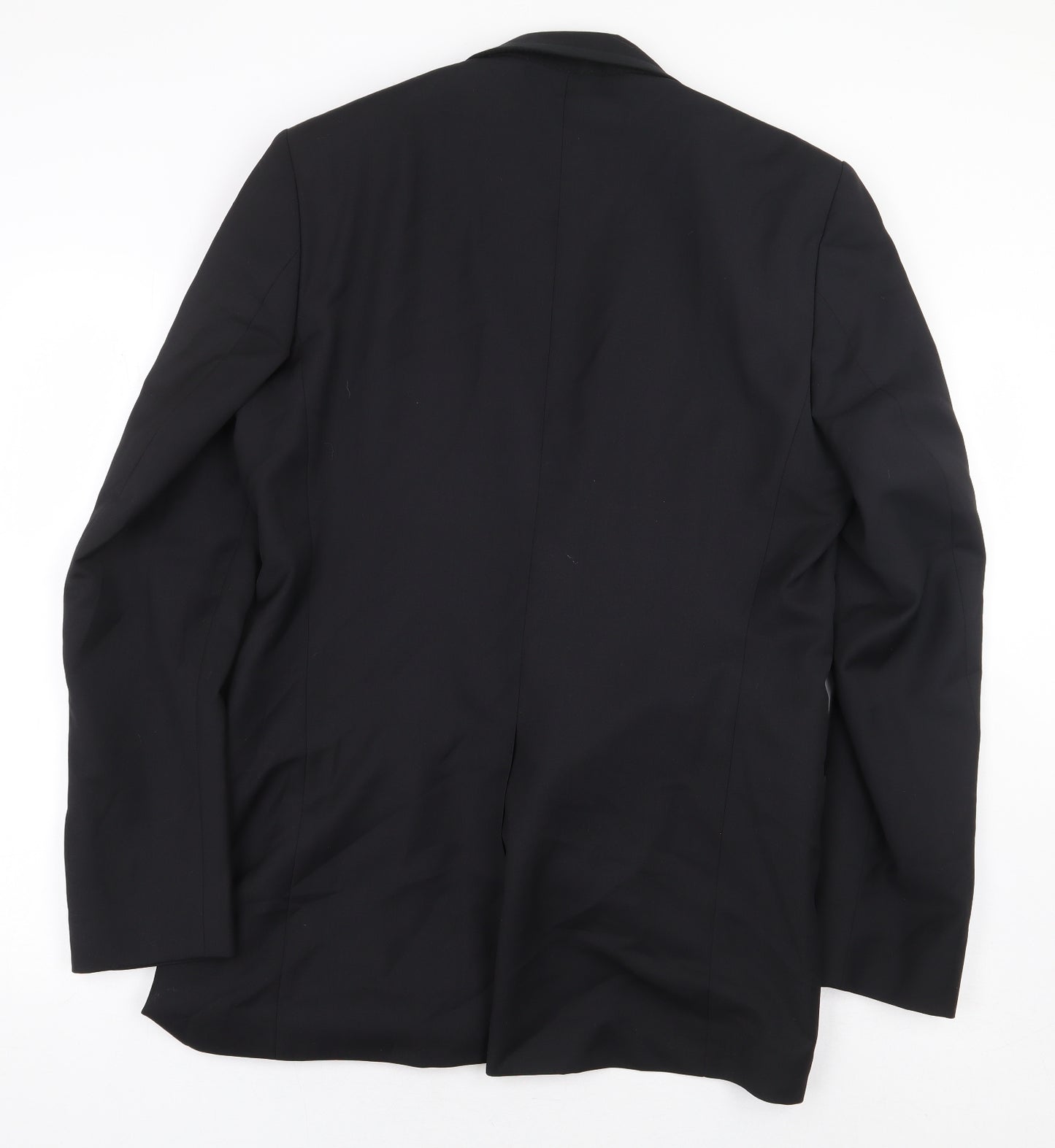 Autograph Mens Black Polyester Jacket Suit Jacket Size 40