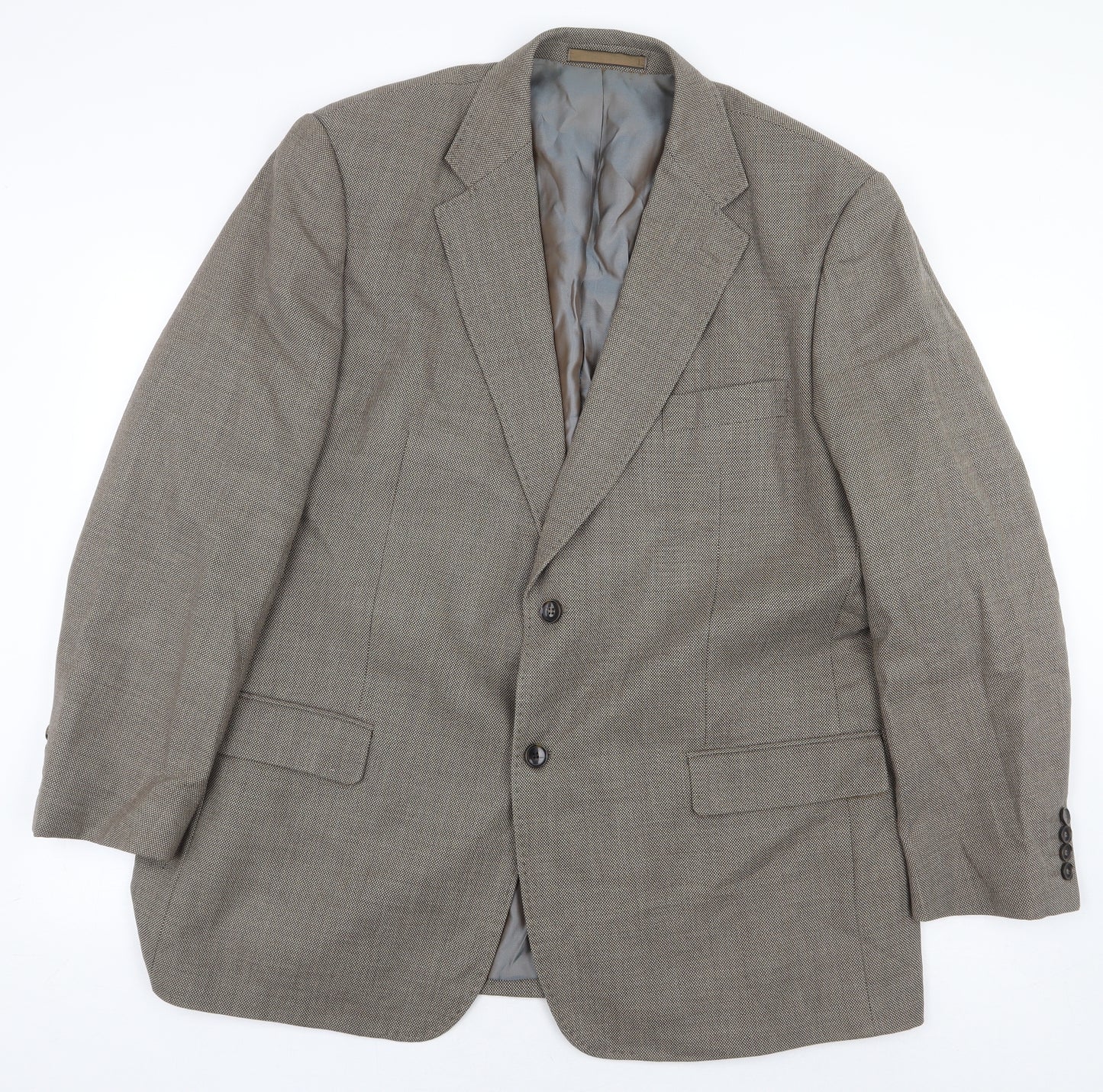 Marks and Spencer Mens Grey Wool Jacket Suit Jacket Size 46