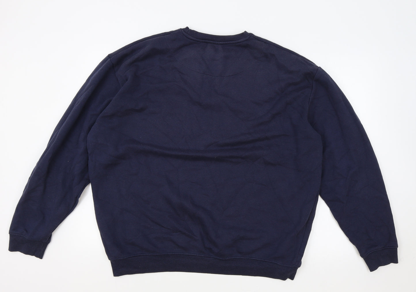 Boohoo Mens Blue Polyester Pullover Sweatshirt Size M