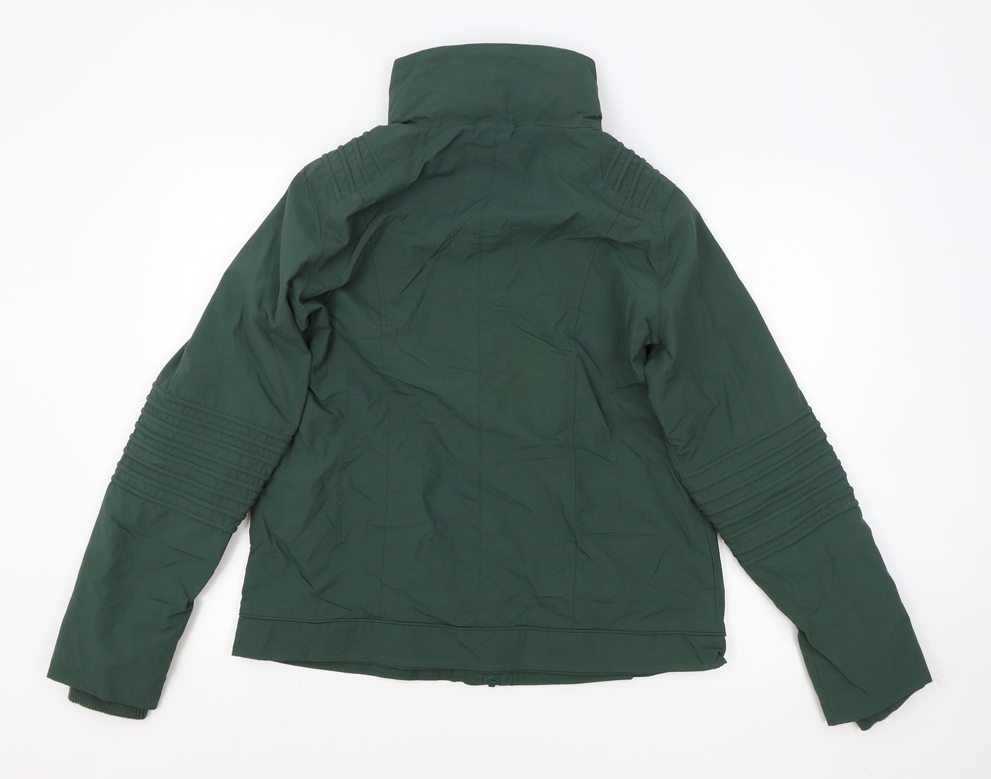 NEXT Womens Green Bomber Jacket Coat Size 16 Zip