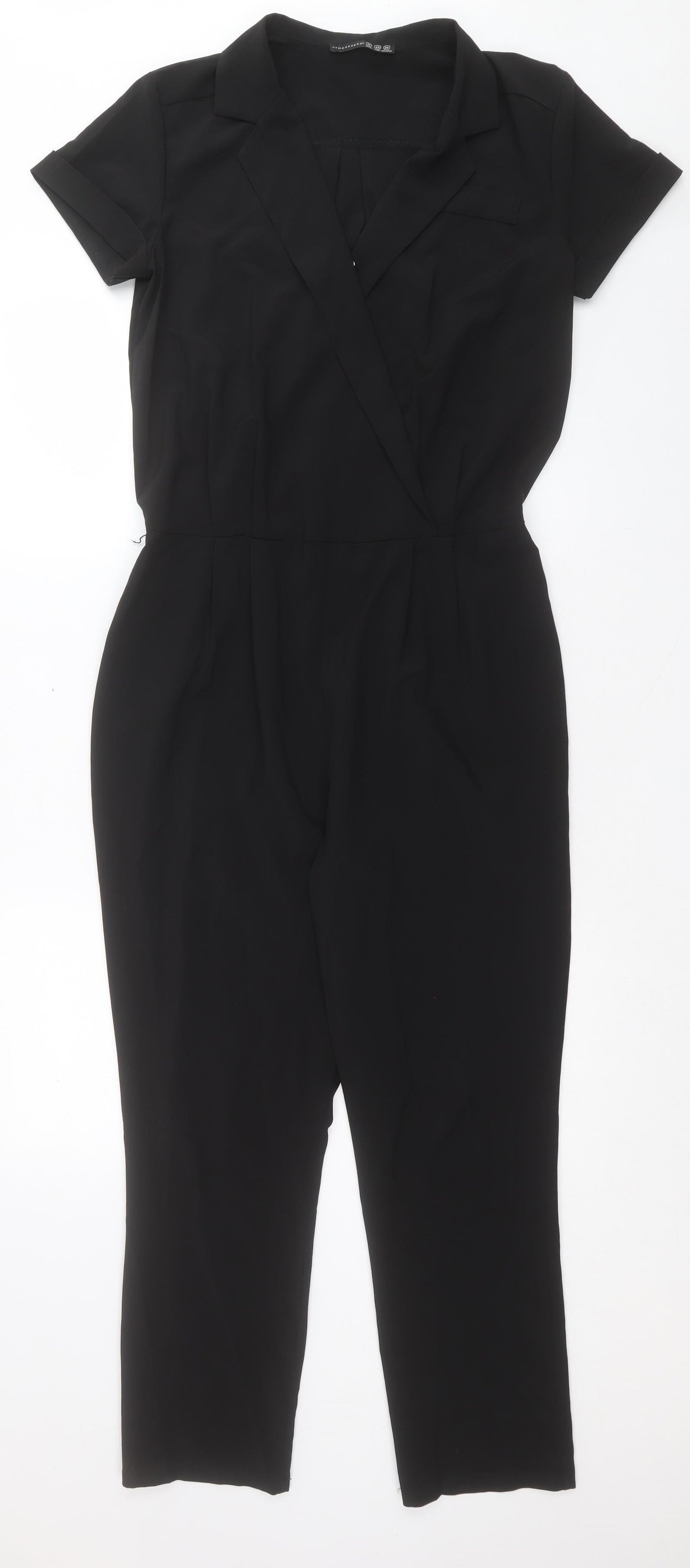 Atmosphere Womens Black Polyester Jumpsuit One-Piece Size 10