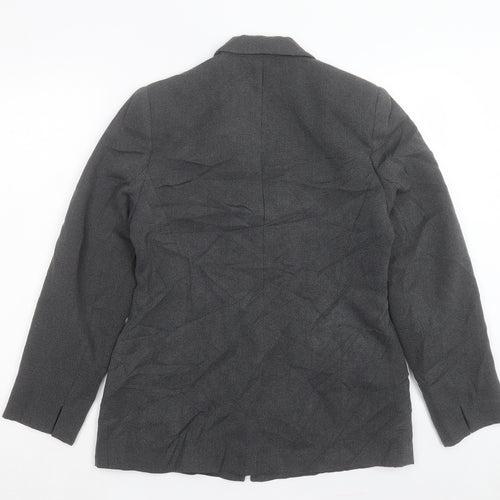 George Womens Grey Jacket Blazer Size 10 Button