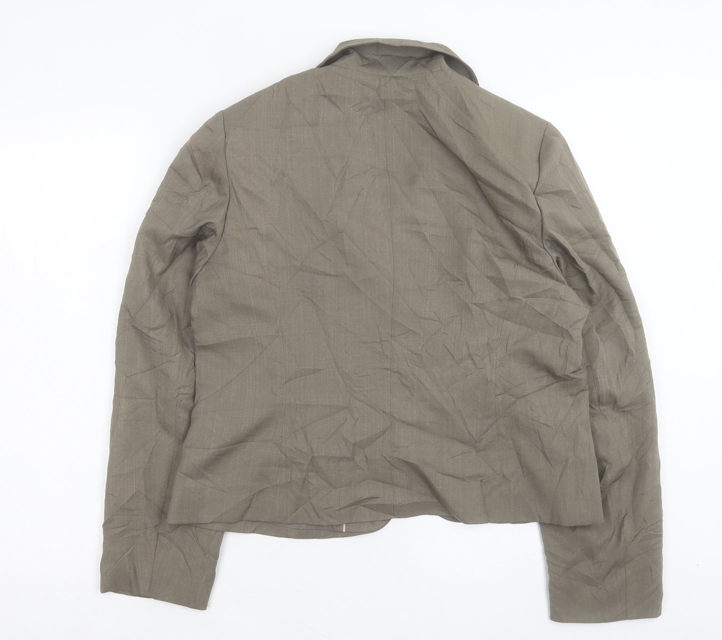 Marks and Spencer Womens Grey Jacket Blazer Size 18 Button