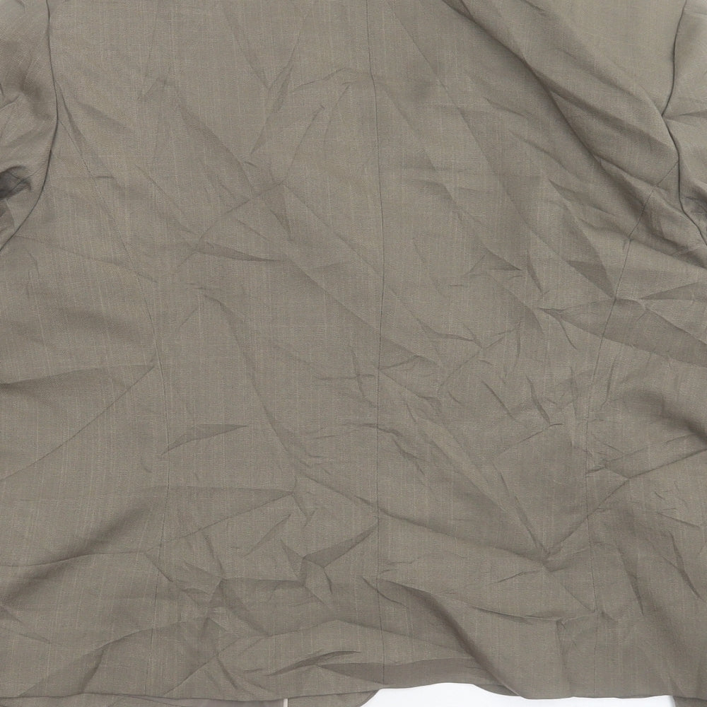 Marks and Spencer Womens Grey Jacket Blazer Size 18 Button