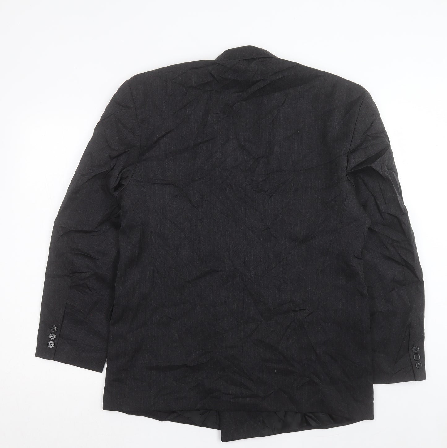 Horne Brothers Mens Grey Polyester Jacket Suit Jacket Size 42