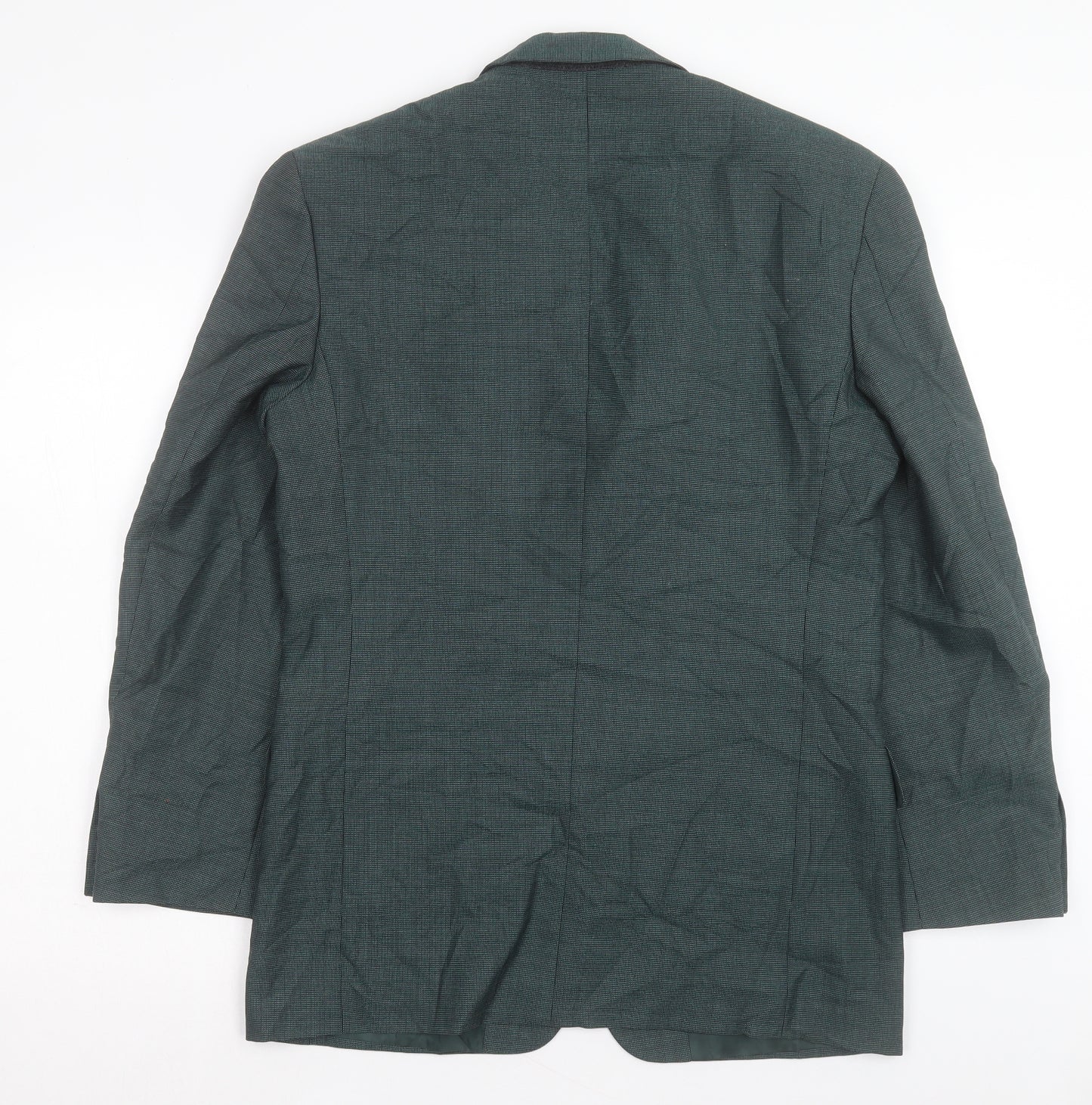 Dimensions Mens Green Polyacrylate Fibre Jacket Suit Jacket Size 36