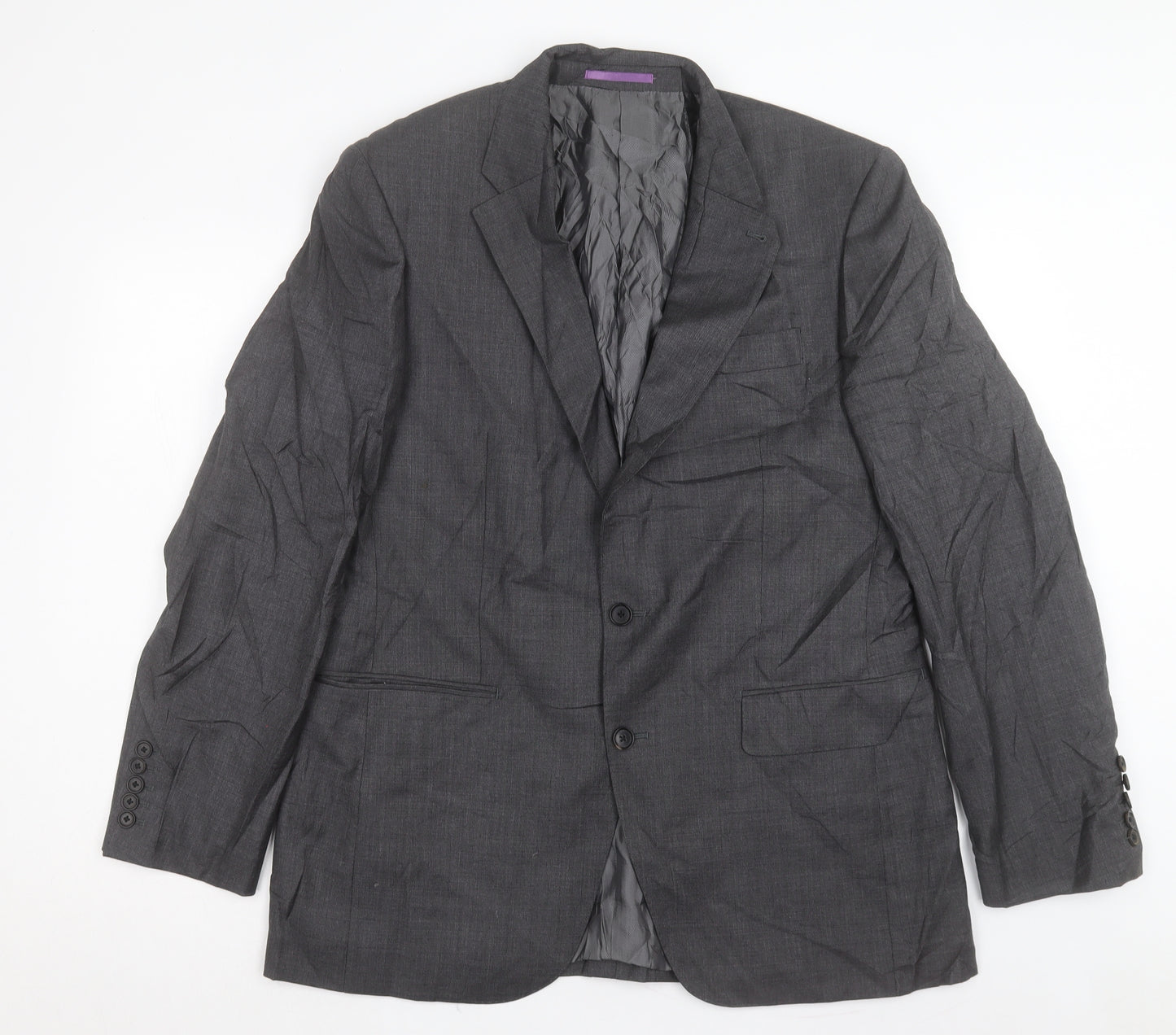 NEXT Mens Grey Wool Jacket Suit Jacket Size 42