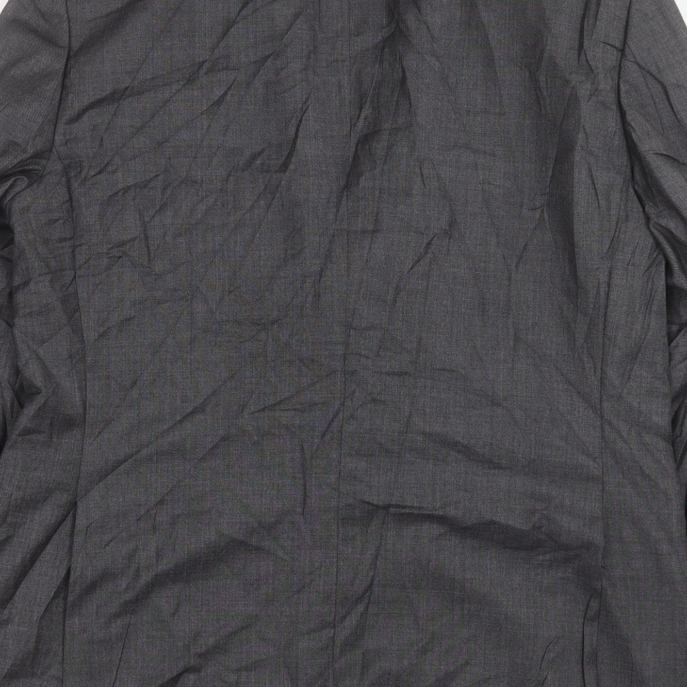 NEXT Mens Grey Wool Jacket Suit Jacket Size 42