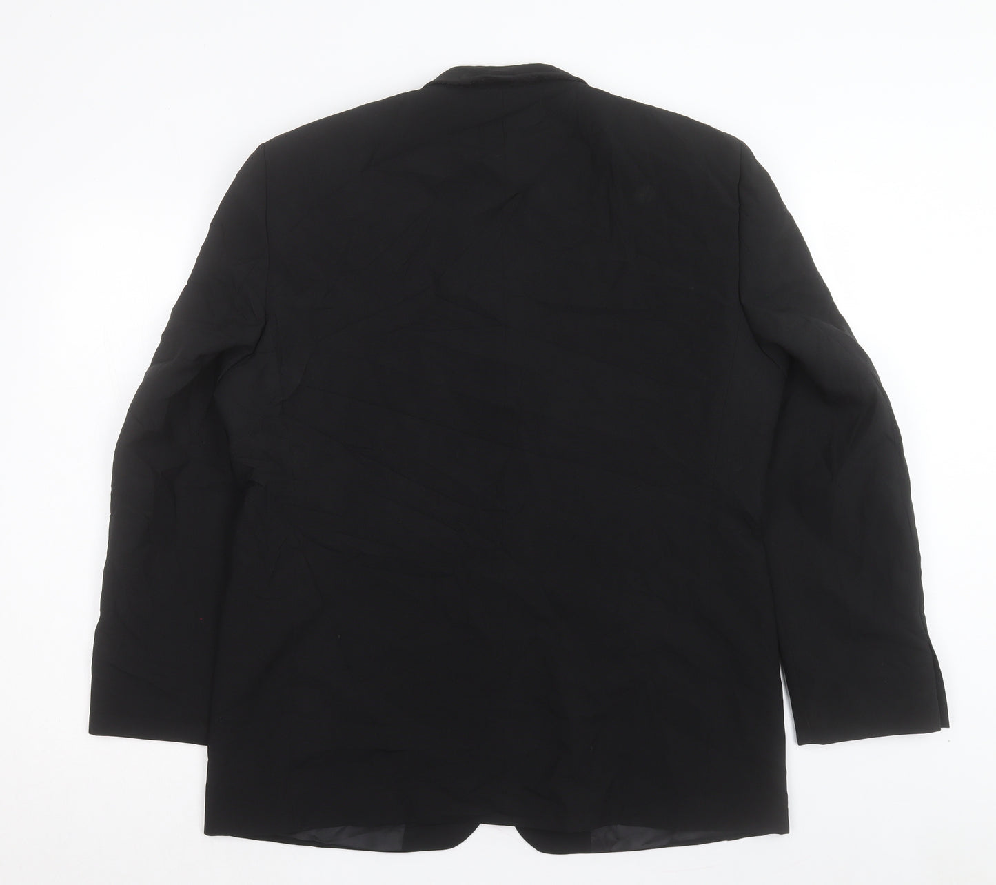 George Mens Blue Polyacrylate Fibre Jacket Suit Jacket Size 40