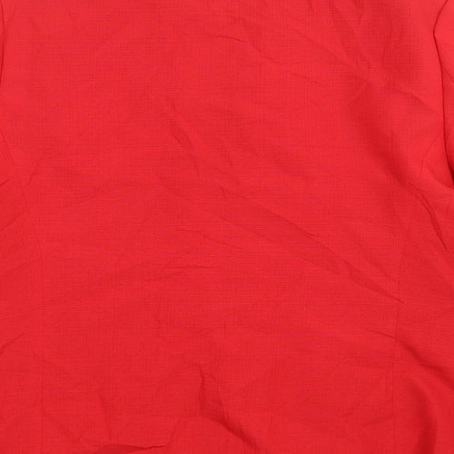 Littlewoods Womens Red Jacket Blazer Size 2 Button