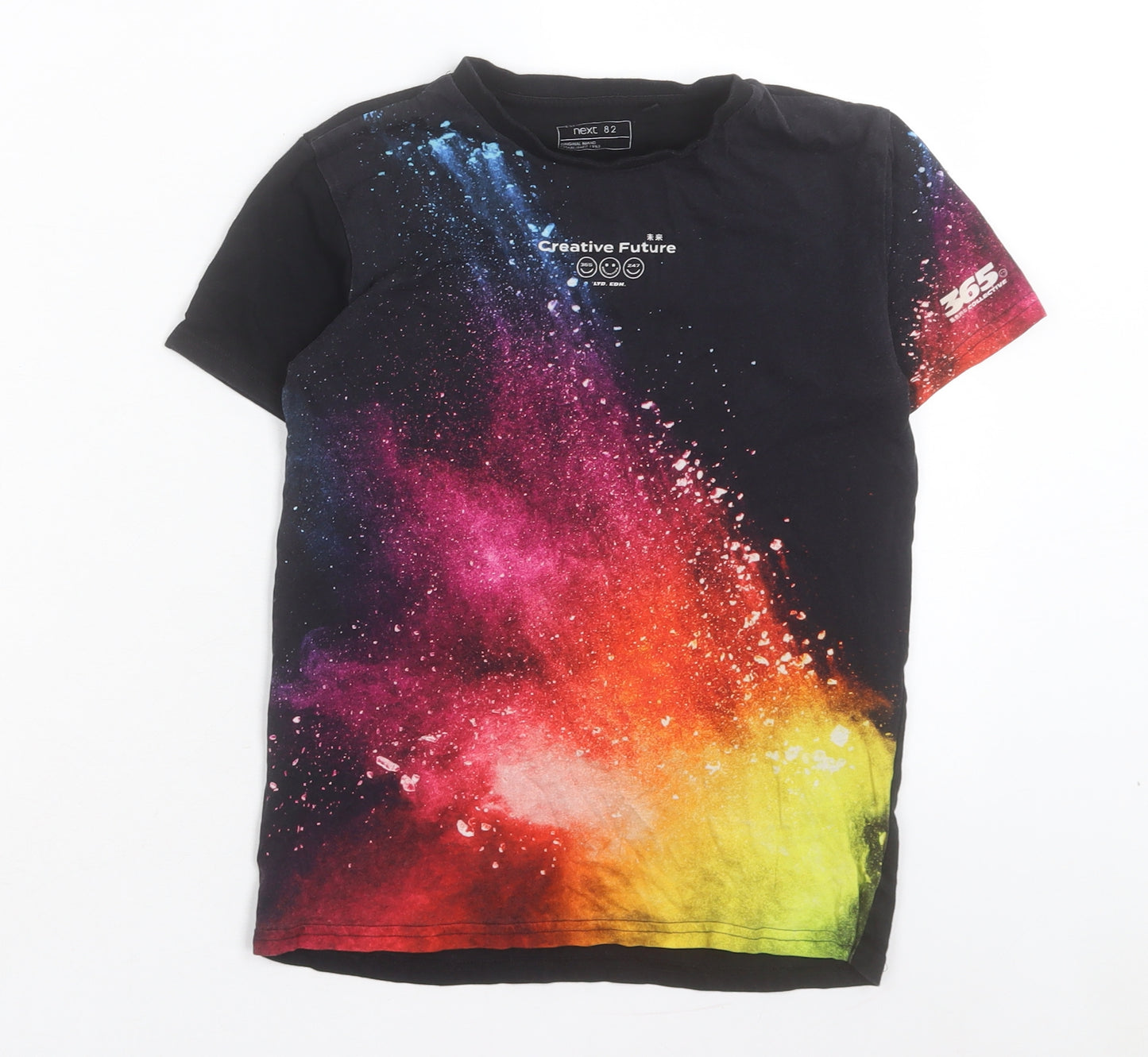NEXT Boys Multicoloured Cotton Basic T-Shirt Size 9 Years Crew Neck Pullover