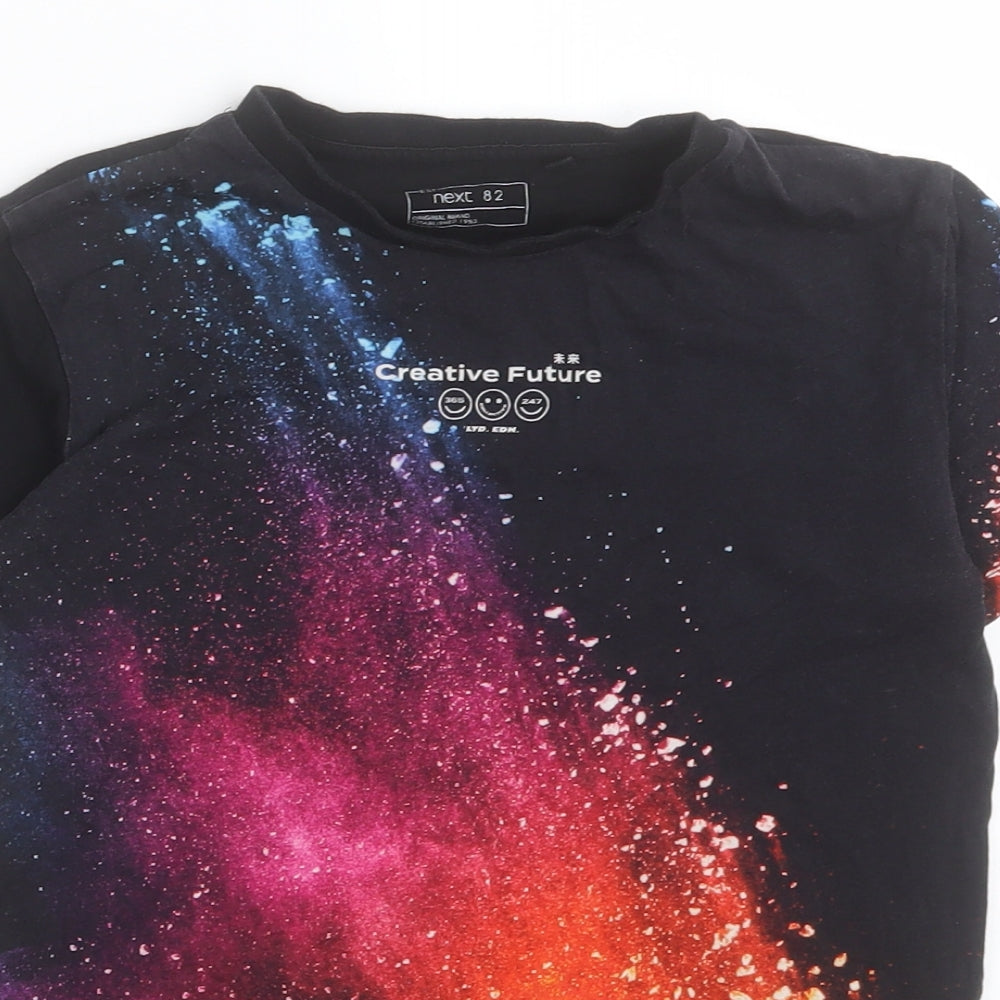 NEXT Boys Multicoloured Cotton Basic T-Shirt Size 9 Years Crew Neck Pullover