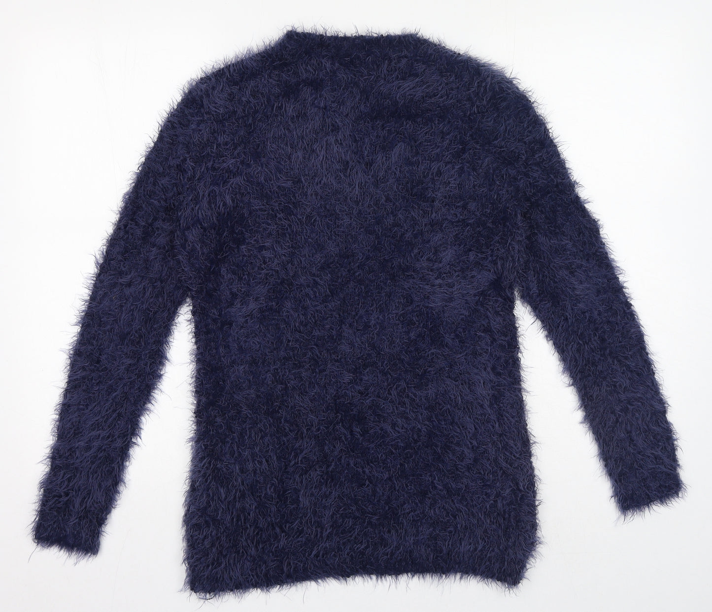 George Girls Blue Crew Neck Polyester Pullover Jumper Size 13-14 Years Pullover - Love Heart