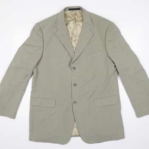 Marks and Spencer Mens Grey Polyester Jacket Suit Jacket Size 44