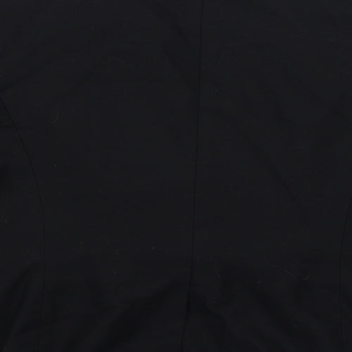 Gap Womens Black Cotton Jacket Blazer Size 12