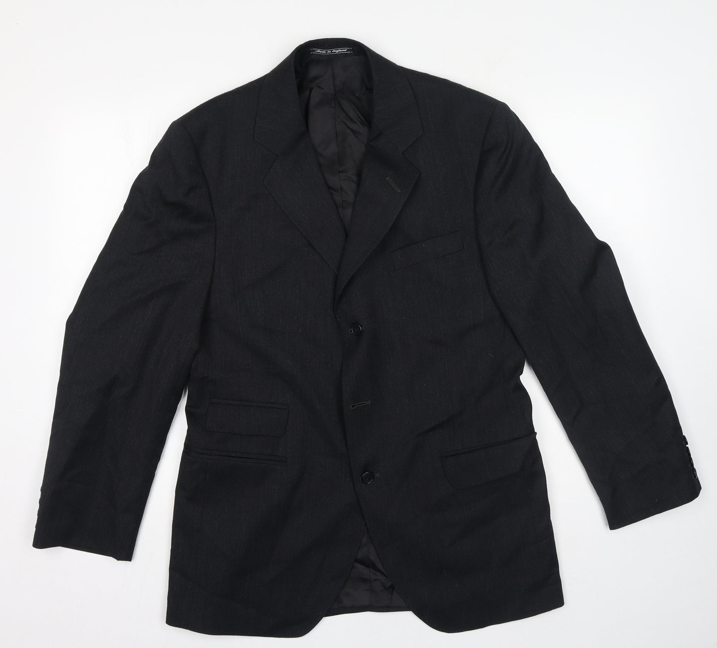 Bladen Mens Black Wool Jacket Suit Jacket Size 40